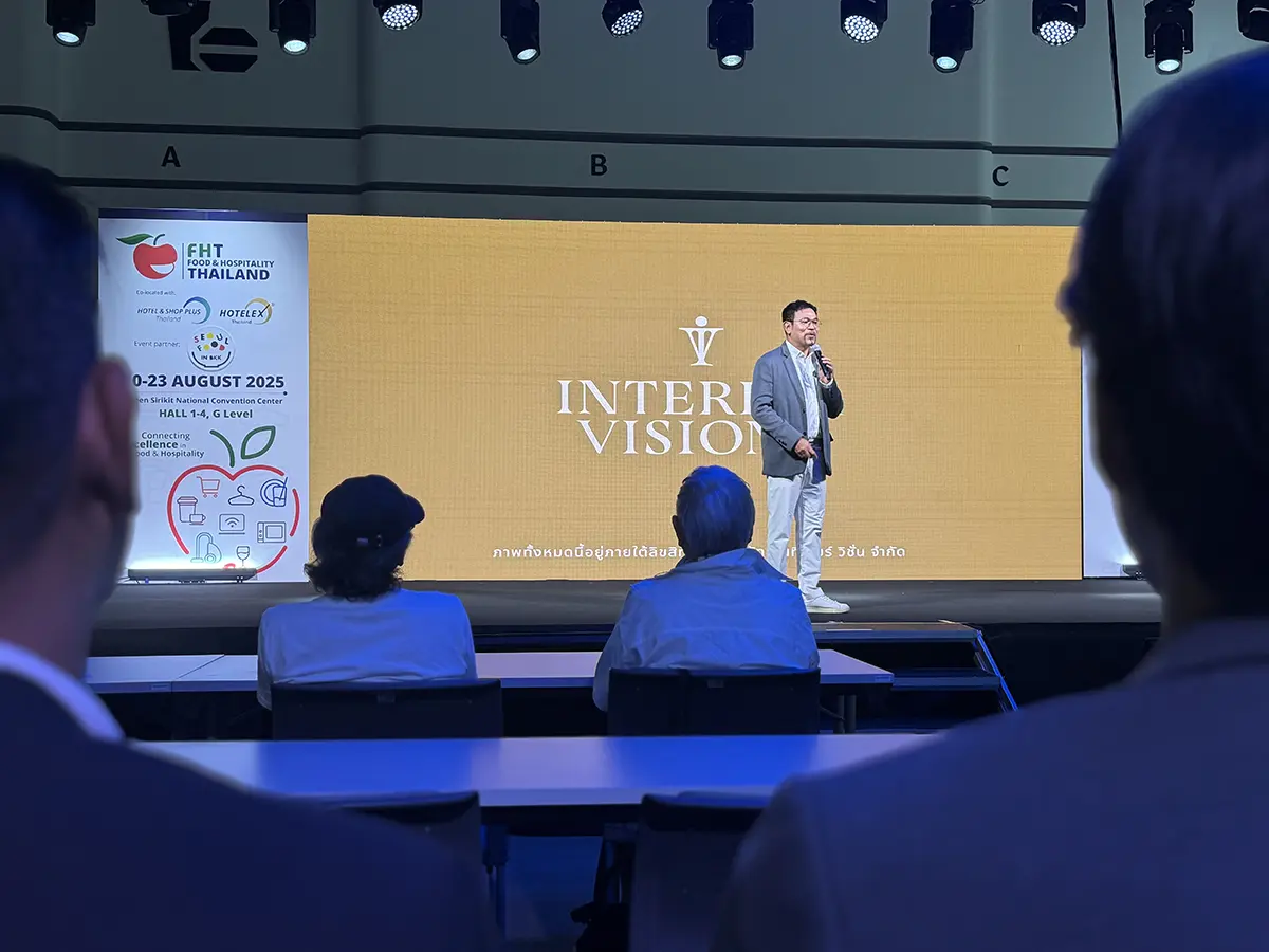 ณ ศูนย์การประชุมแห่งชาติสิริกิติ์โดยมี คุณตุ้ม ธนาวัช สุขัคคานนท์ Managing Director : Interior Visions